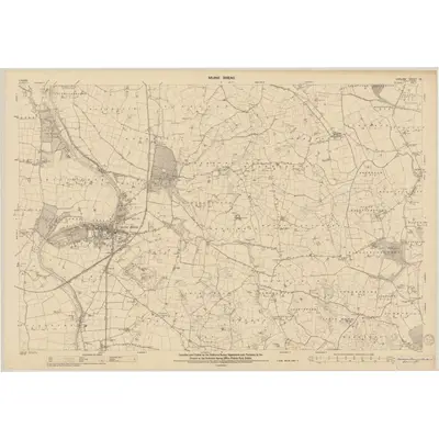 1940 Map of Carlow - Sheet 16, 1949 Print