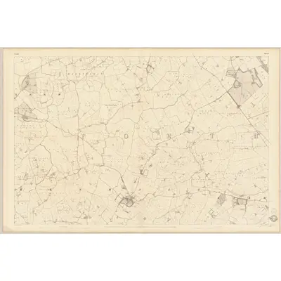 1839 Map of Carlow - Sheet 17, 1840 Print