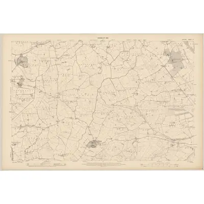 1906 Map of Carlow - Sheet 17, 1908 Print