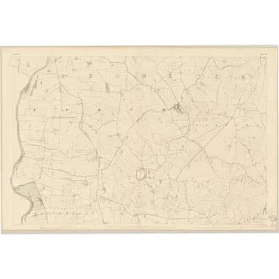 1839 Map of Carlow - Sheet 19, 1840 Print