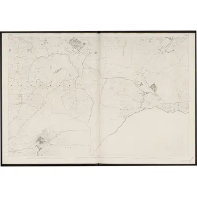 1839 Map of Carlow - Sheet 20, 1863 Print