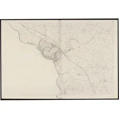 1839 Map of Carlow - Sheet 22, 1863 Print