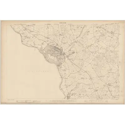 1906 Map of Carlow - Sheet 22, 1908 Print