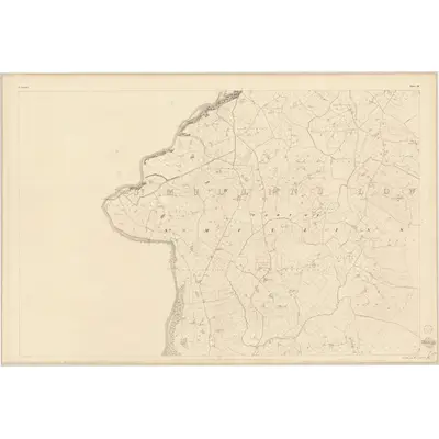 1839 Map of Carlow - Sheet 24, 1840 Print