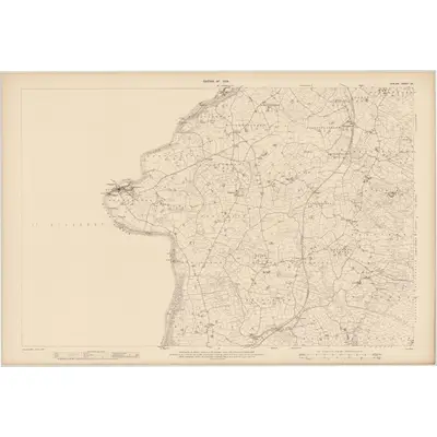 1905 Map of Carlow - Sheet 24, 1908 Print