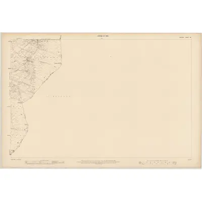 1905 Map of Carlow - Sheet 25, 1908 Print