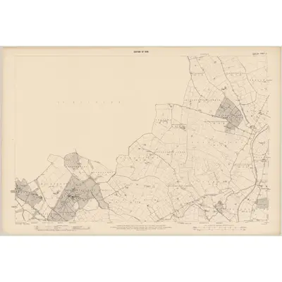 1906 Map of Carlow - Sheet 3, 1908 Print