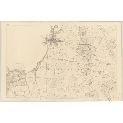 1839 Map of Carlow - Sheet 7, 1840 Print