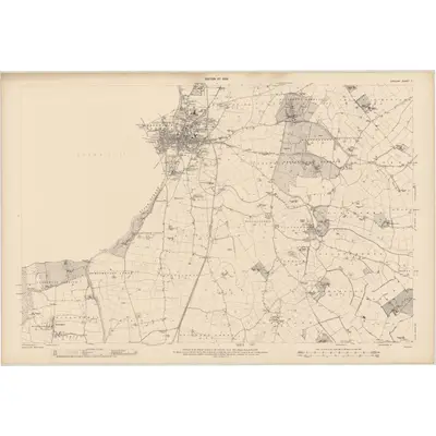 1906 Map of Carlow - Sheet 7, 1908 Print