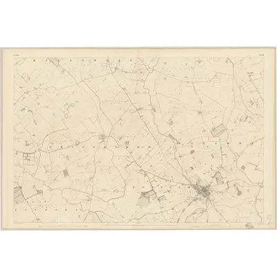 1839 Map of Carlow - Sheet 8, 1840 Print