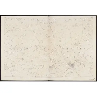 1839 Map of Carlow - Sheet 8, 1862 Print