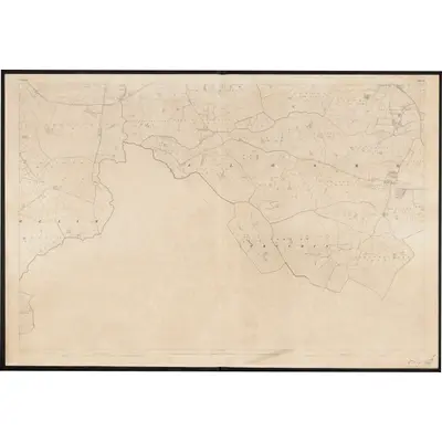 1839 Map of Carlow - Sheet 9, 1859 Print