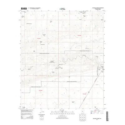 2013 Map of Carlsbad Caverns, 2013 Print