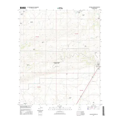 2017 Map of Carlsbad Caverns, 2017 Print