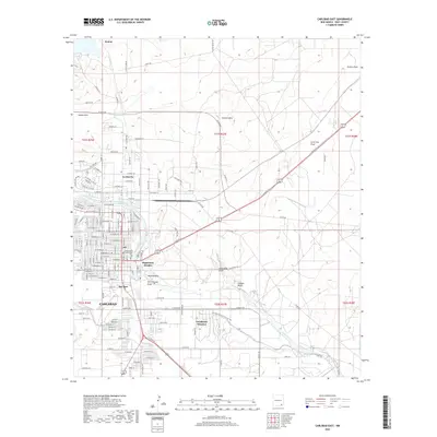 2020 Map of Carlsbad East, 2020 Print