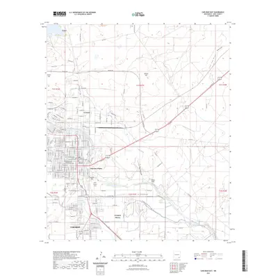 2023 Map of Carlsbad East, 2023 Print