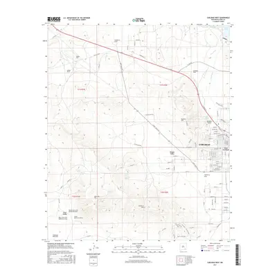 2017 Map of Carlsbad West, 2017 Print