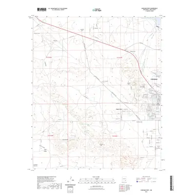 2023 Map of Carlsbad West, 2023 Print
