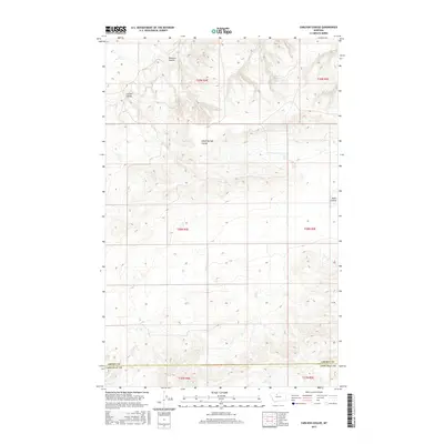 2017 Map of Carlson Coulee, 2017 Print