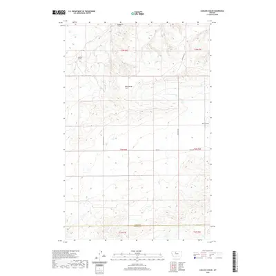 2020 Map of Carlson Coulee, 2020 Print