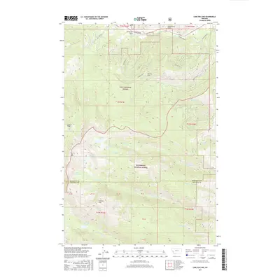 2017 Map of Carlton Lake, 2017 Print