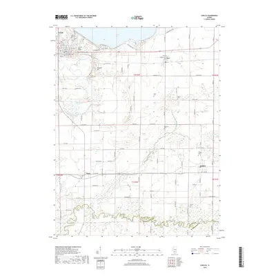 2018 Map of Carlyle, 2018 Print