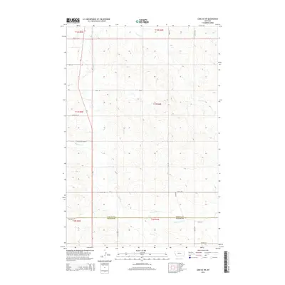 2014 Map of Carlyle NW, 2014 Print