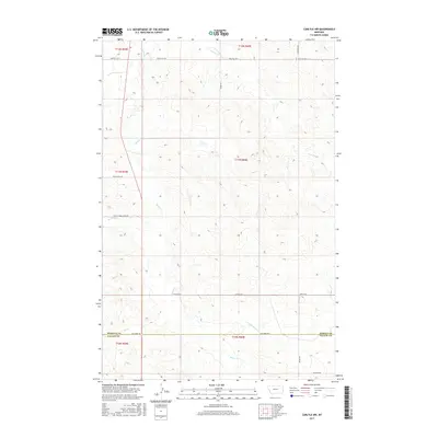 2017 Map of Carlyle NW, 2017 Print