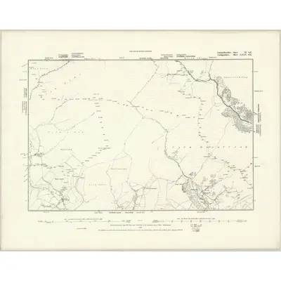 1887 Map of Carmarthenshire II.SE, 1888 Print