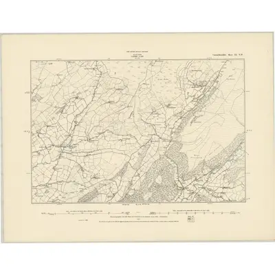 1887 Map of Carmarthenshire IX.NW