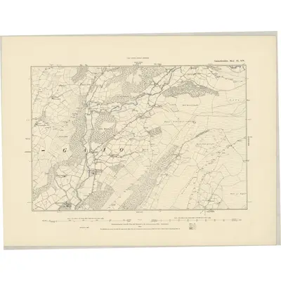 1887 Map of Carmarthenshire IX.SW