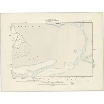 1887 Map of Carmarthenshire LII.NE, 1888 Print