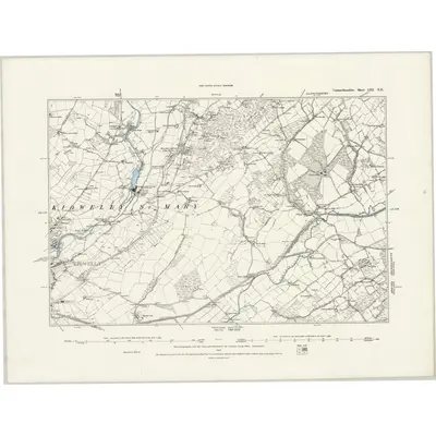 1879 Map of Carmarthenshire LIII.NE, 1889 Print