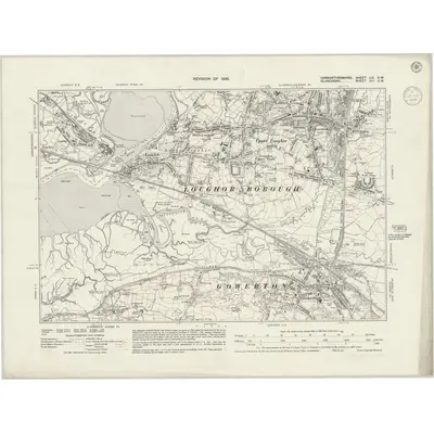 1935 Map of Carmarthenshire LIX.SW, 1942 Print