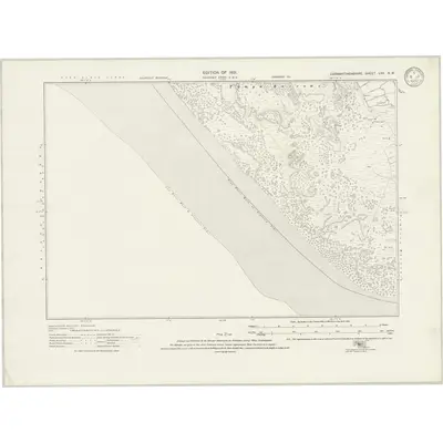 1913 Map of Carmarthenshire LVII.NW, 1921 Print