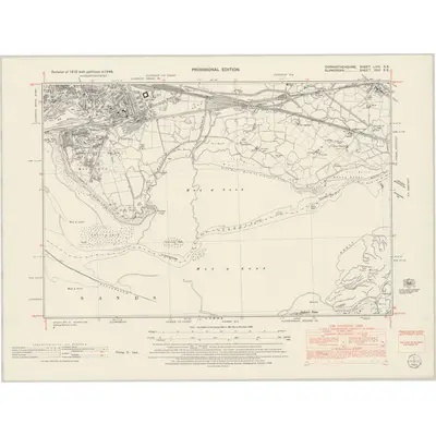 1948 Map of Carmarthenshire LVIII.SE, 1952 Print