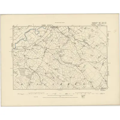 1887 Map of Carmarthenshire VIII.NW