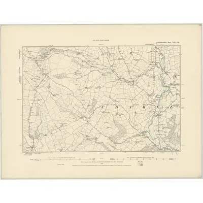 1887 Map of Carmarthenshire VIII.SE