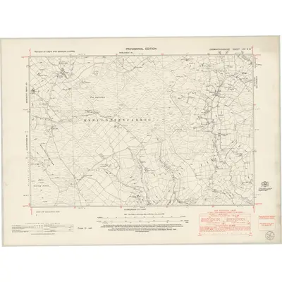 1948 Map of Carmarthenshire VIII.SW, 1953 Print
