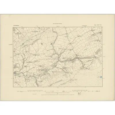 1885 Map of Carmarthenshire XLII.NW