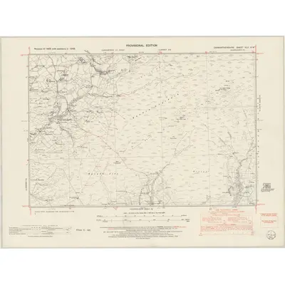 1948 Map of Carmarthenshire XLII.SW, 1953 Print