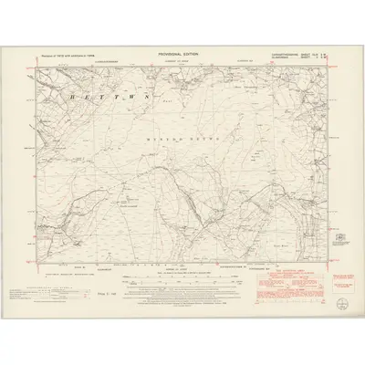 1948 Map of Carmarthenshire XLIX.SW, 1953 Print