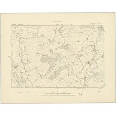 1886 Map of Carmarthenshire XVI.NE