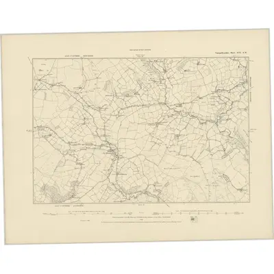 1886 Map of Carmarthenshire XVI.NW