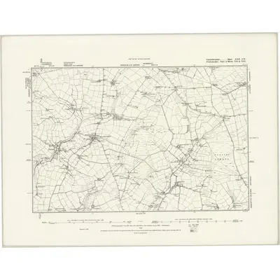 1887 Map of Carmarthenshire XXII.SW, 1889 Print