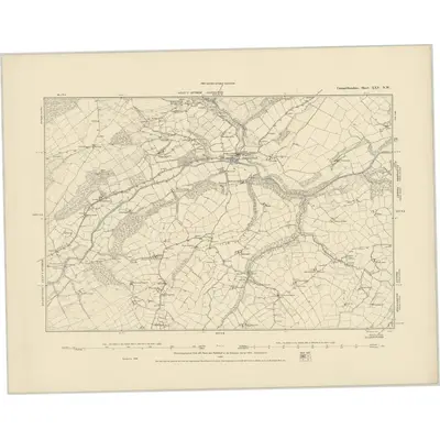 1886 Map of Carmarthenshire XXV.NW