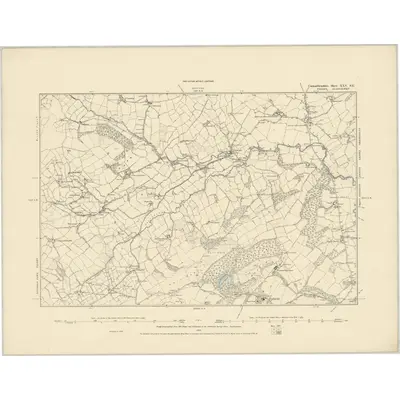 1886 Map of Carmarthenshire XXV.SE