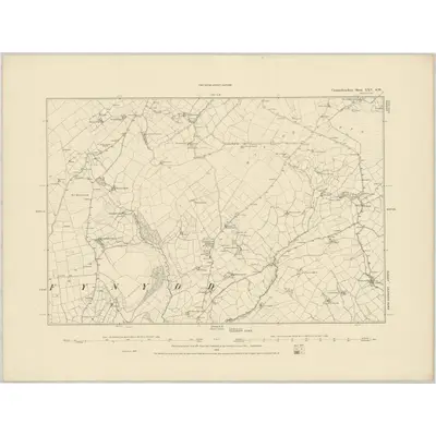 1886 Map of Carmarthenshire XXV.SW