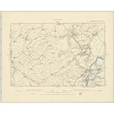 1886 Map of Carmarthenshire XXVI.SW