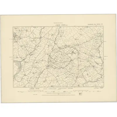 1886 Map of Carmarthenshire XXXIII.NW